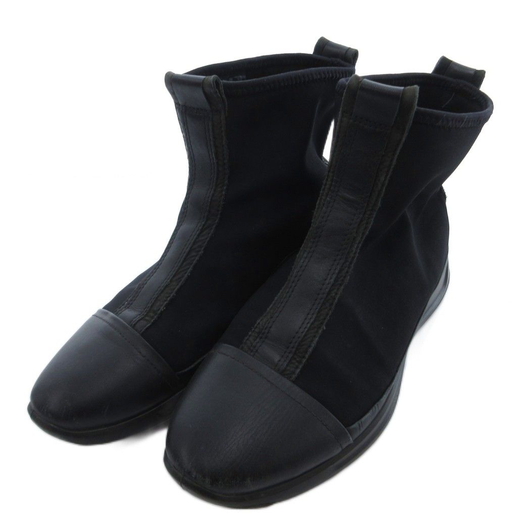 エコー ecco フレクシャー ランナー ダブリュー ブーツ FLEXURE RUNNER W Boot GORE-TEX 23.5 スニーカー シューズ スリッポン ハイカット 黒 ブラック /KB