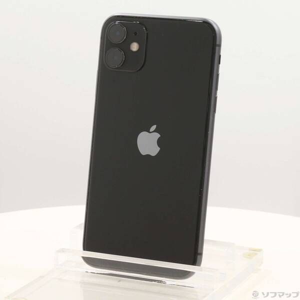 ソフマップ 〔中古品〕 iPhone11 64GB ブラック MHDA3J／A SIMフリー【348】