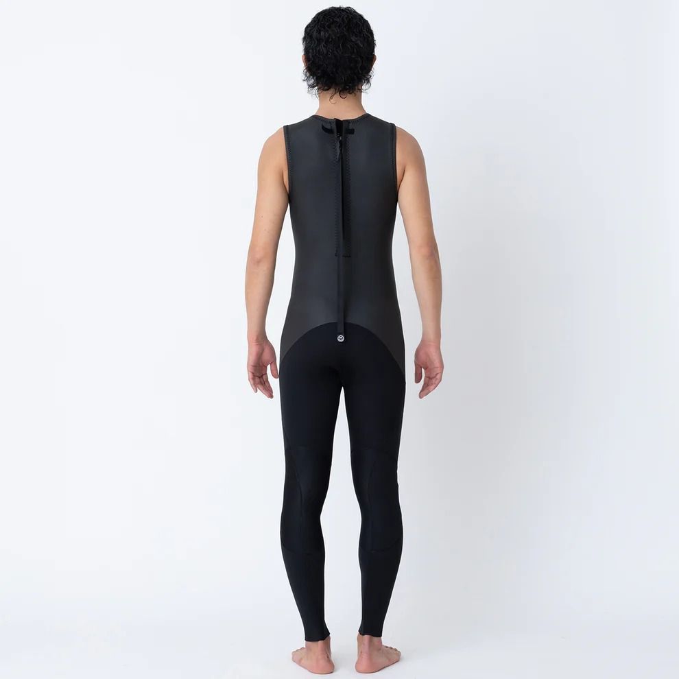 訳あり Beached Days Wetsuits ロゴパッチ 2mm スキンロングジョン L