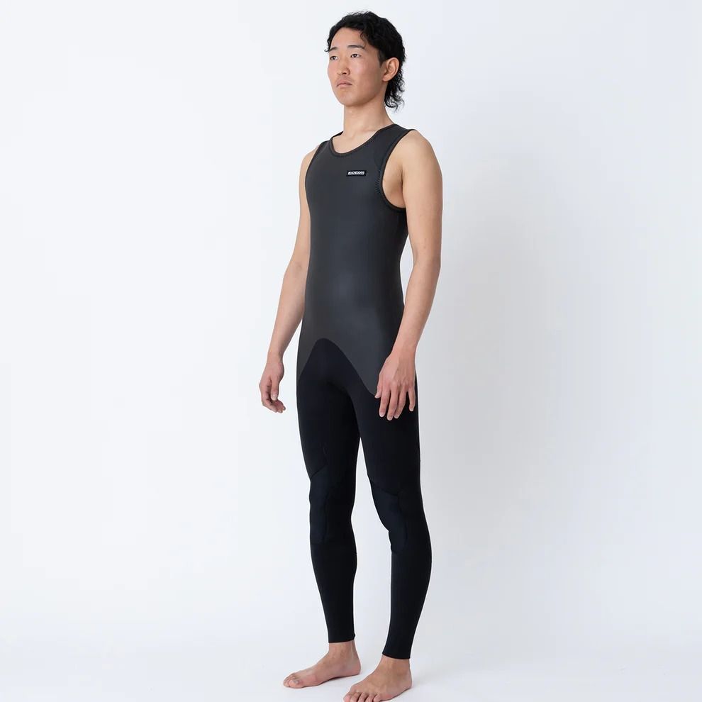 訳あり Beached Days Wetsuits ロゴパッチ 2mm スキンロングジョン L