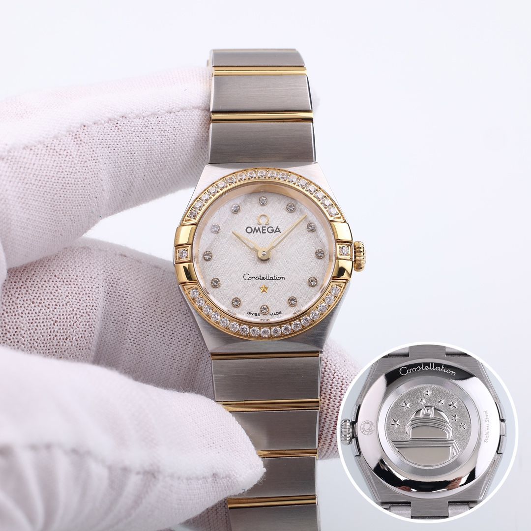OMEGA コンステレーション　レディース ジャンク品 OMEGA] コンステレーション レディースクオーツウォッチ - 専用ケース
