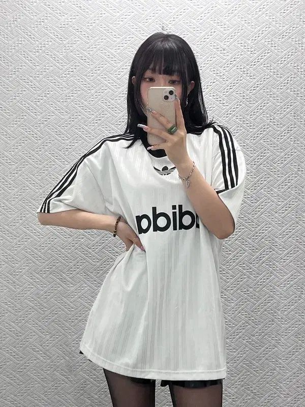 アディダス ファイヤーバード アディ カラー オーバーサイズ ジャージ 半袖Tシャツ M C12630