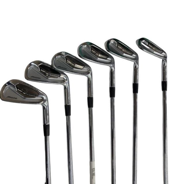 【中古】 ミズノ MP-15 6S アイアンセット IR 純正特注シャフト (フレックスその他) メンズ 男性用 右利き 右用 Cランク ゴルフクラブ