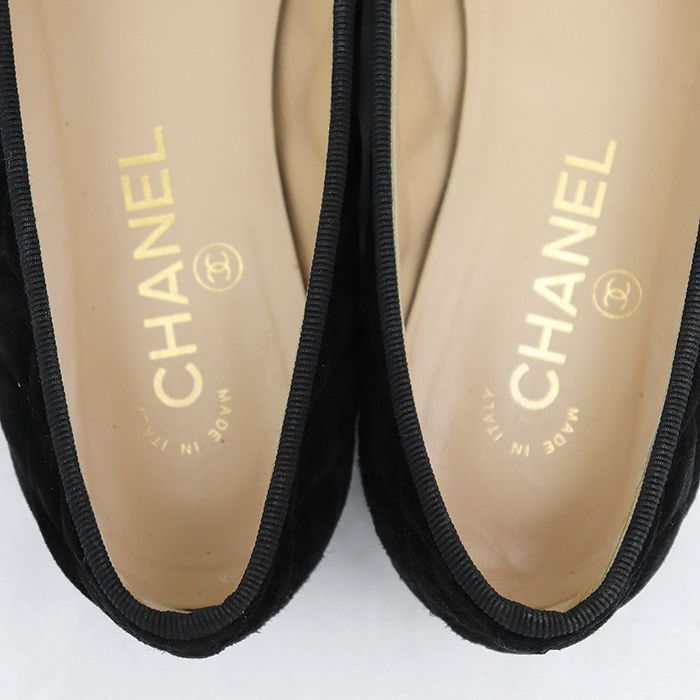美品】CHANEL シャネル キルティング パンプス サイズ 39Cレディース