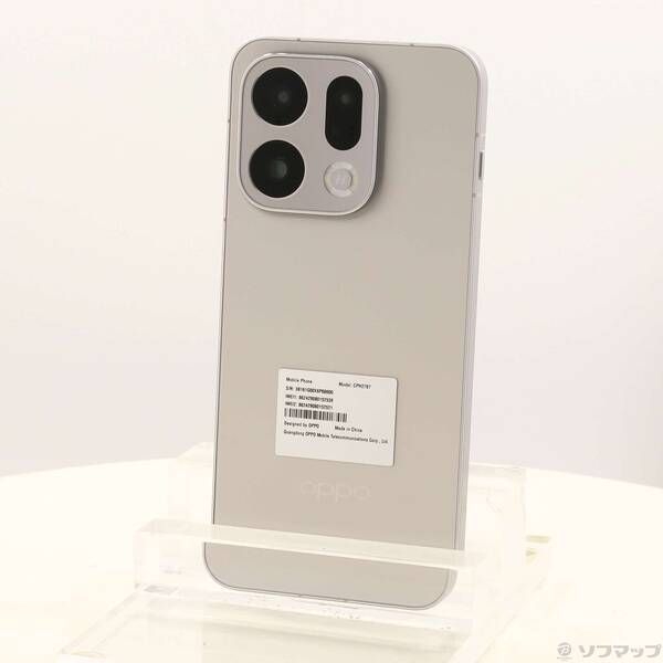 ソフマップ 〔中古品〕 OPPO Find X9 512GB チタニウムグレー CPH2797GY SIMフリー【258】