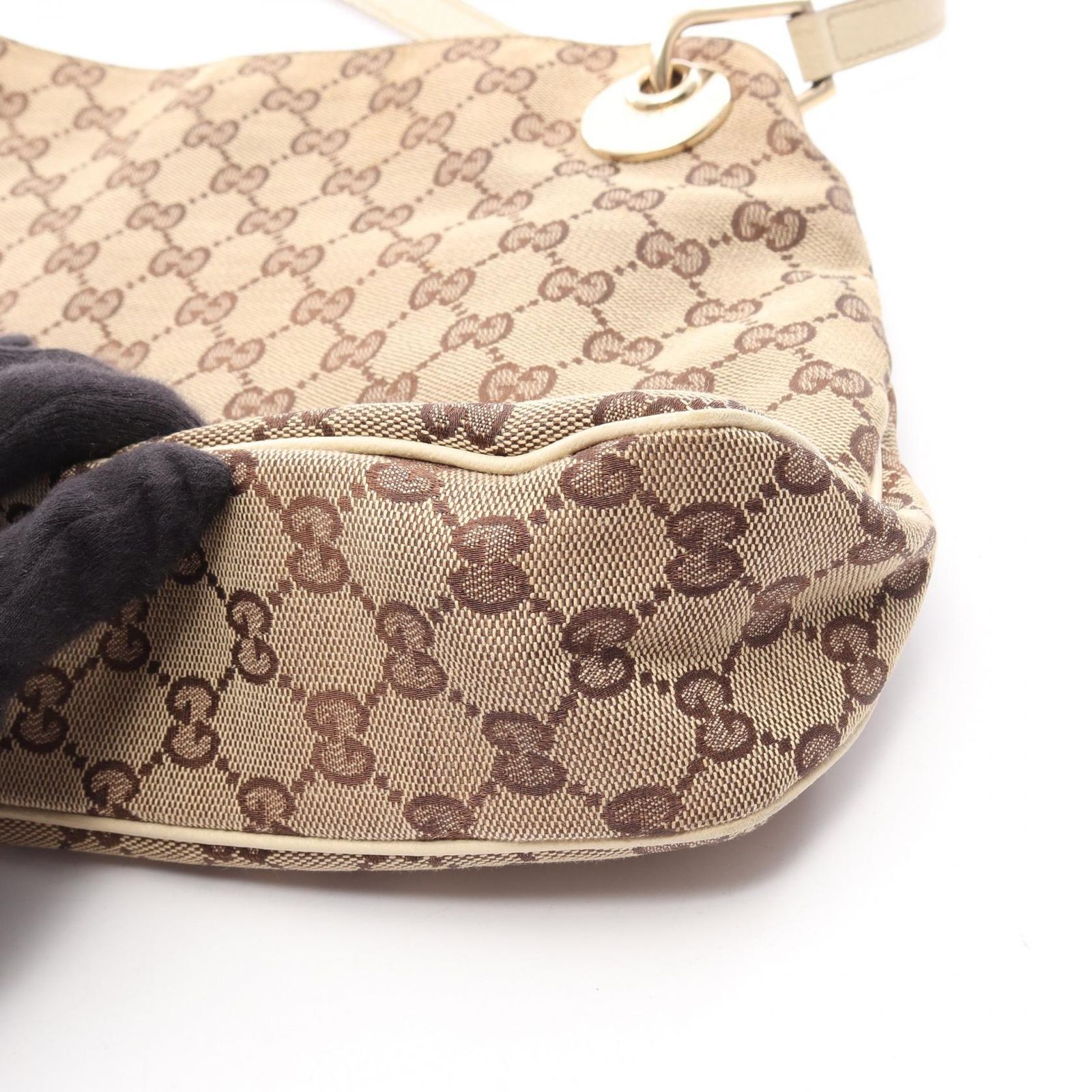 グッチ GUCCI ショルダーバッグ GGキャンバス 121023 ベージュ 