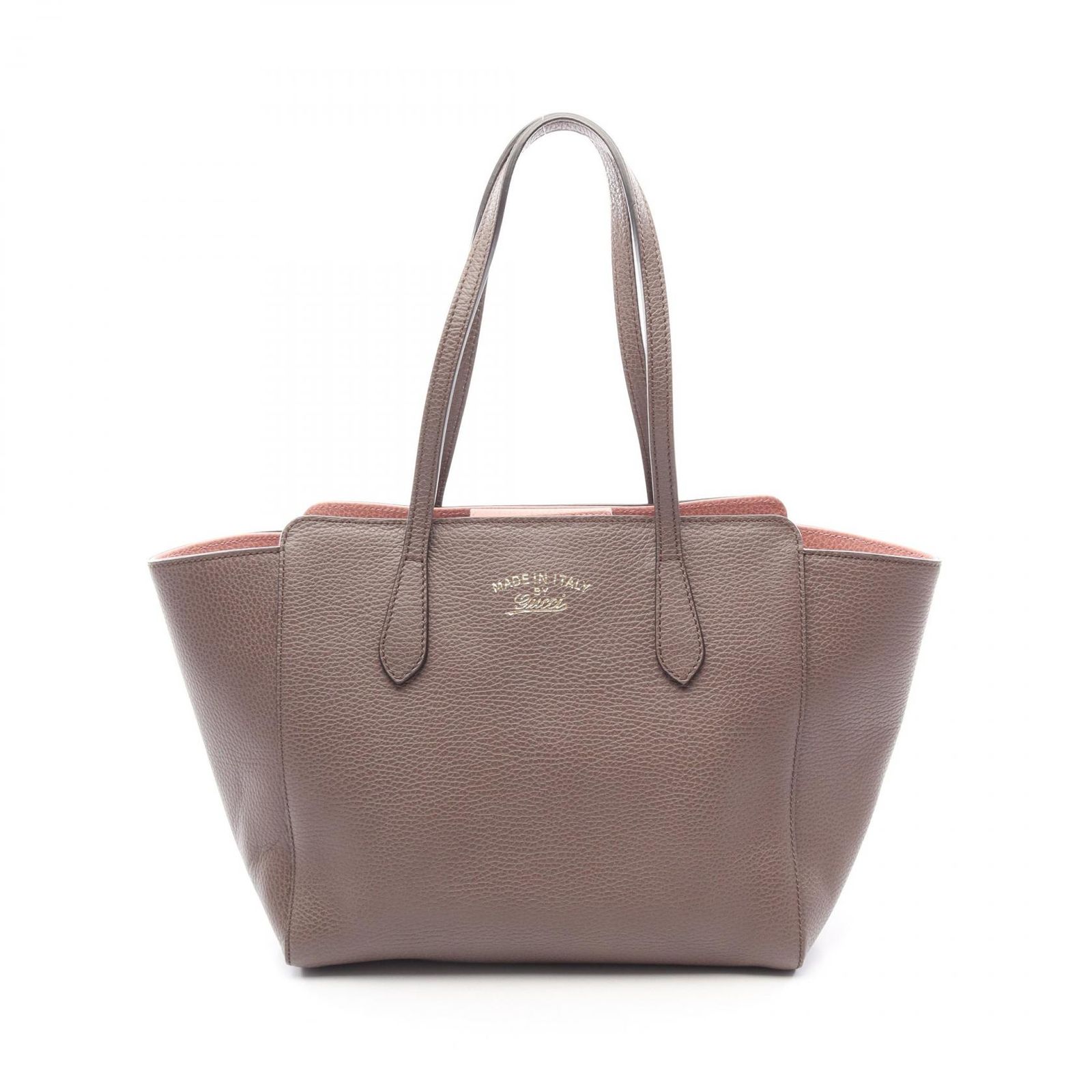 グッチ GUCCI トートバッグ スウィング 354408 グレージュ レザー スウィング トートバッグ レディース Used A