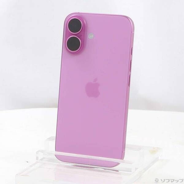 ソフマップ 〔中古品〕 iPhone16 256GB ピンク MYDY3J／A SIMフリー【262】