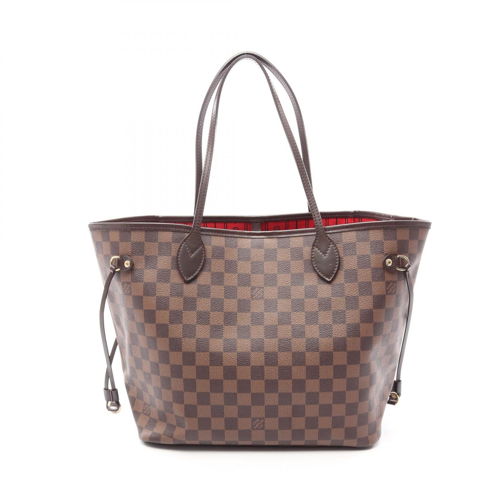 ルイ・ヴィトン LOUIS VUITTON トートバッグ ネヴァーフルMM N51105 PVCコーティングキャンバス レザー ネヴァーフルMM レディース Used A
