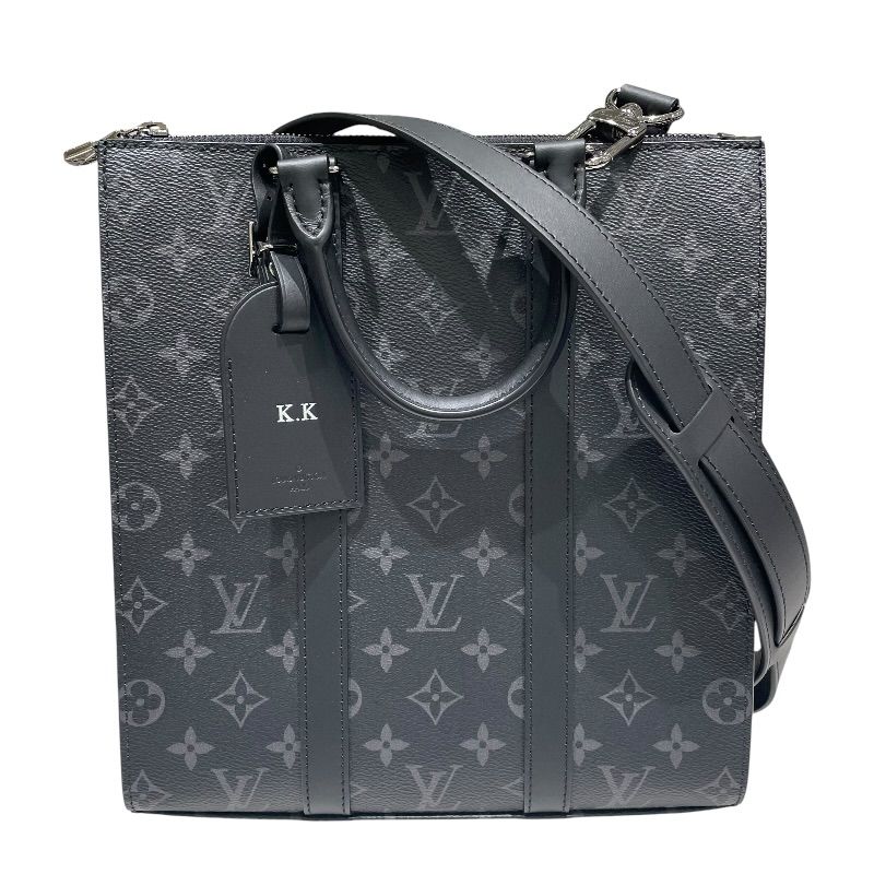 ルイ・ヴィトン LOUIS VUITTON サックプラ・クロス M46456 ブラック モノグラム・エクリプス メンズ ショルダーバッグ