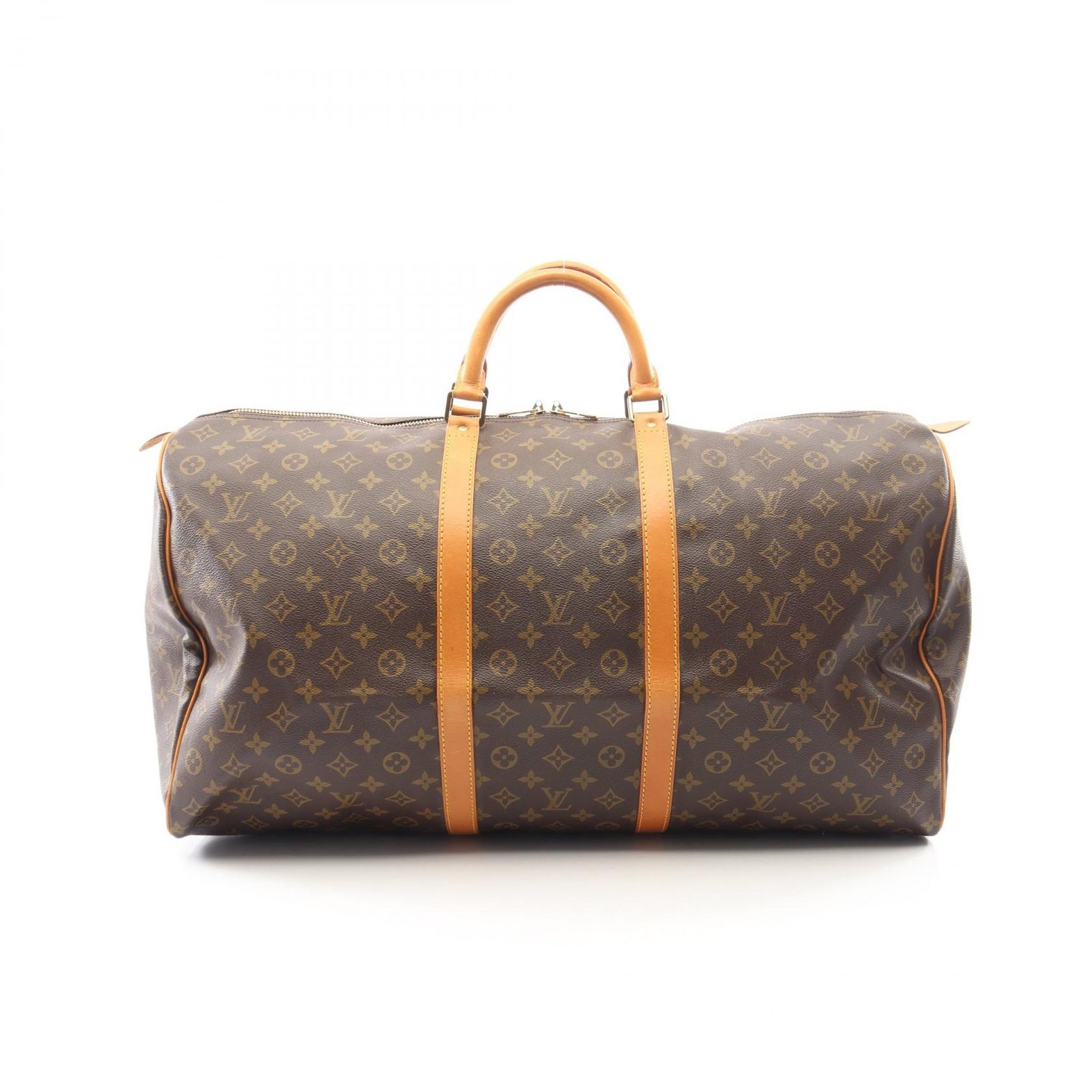 ルイ・ヴィトン LOUIS VUITTON ボストンバッグ キーポル60 M41422 PVCコーティングキャンバス レザー キーポル60 ユニセックス Used B