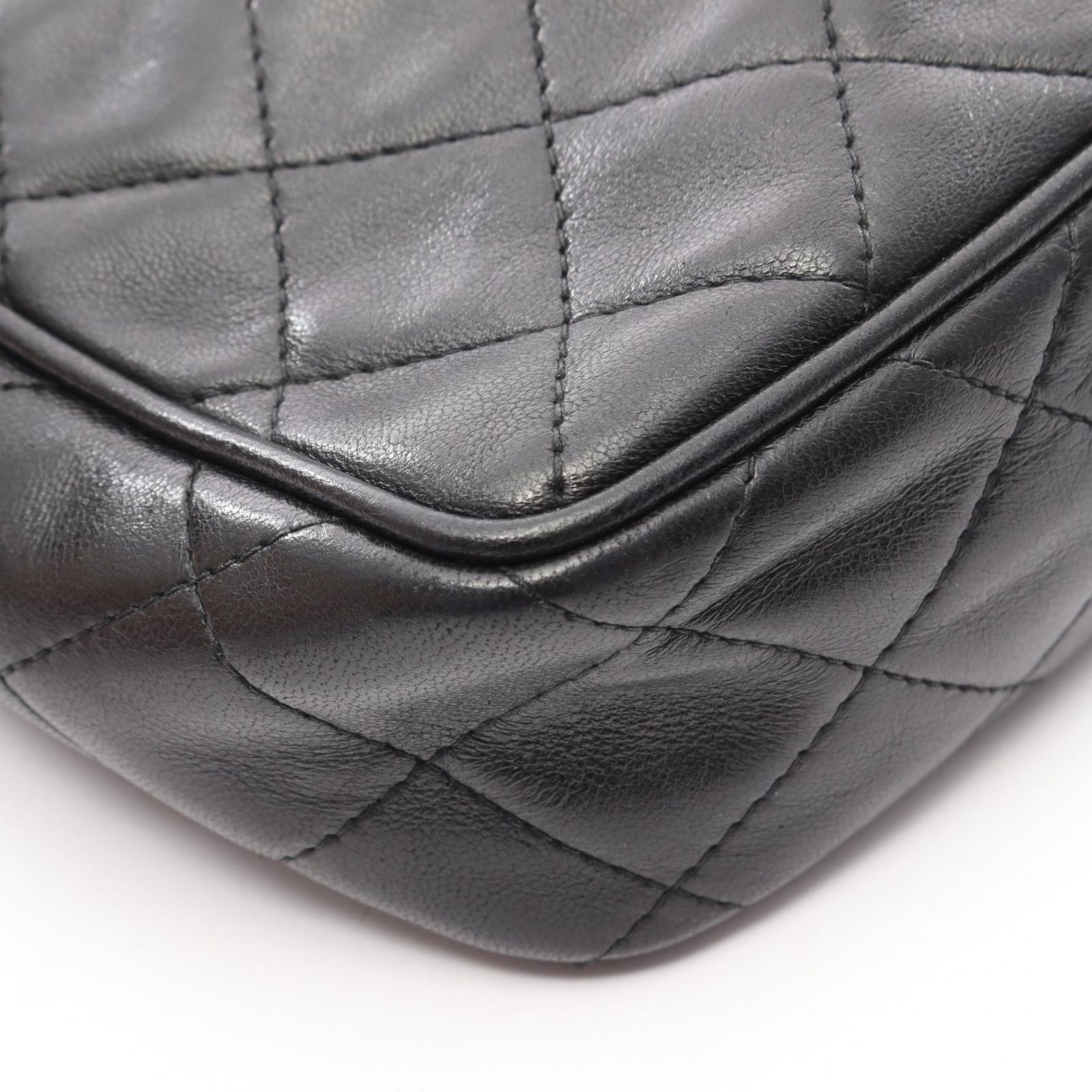 CHANEL シャネル マトラッセ ラムスキン フリンジ ショルダーバッグ シャネル CHANEL ショルダーバッグ マトラッセ フリンジ ブラック