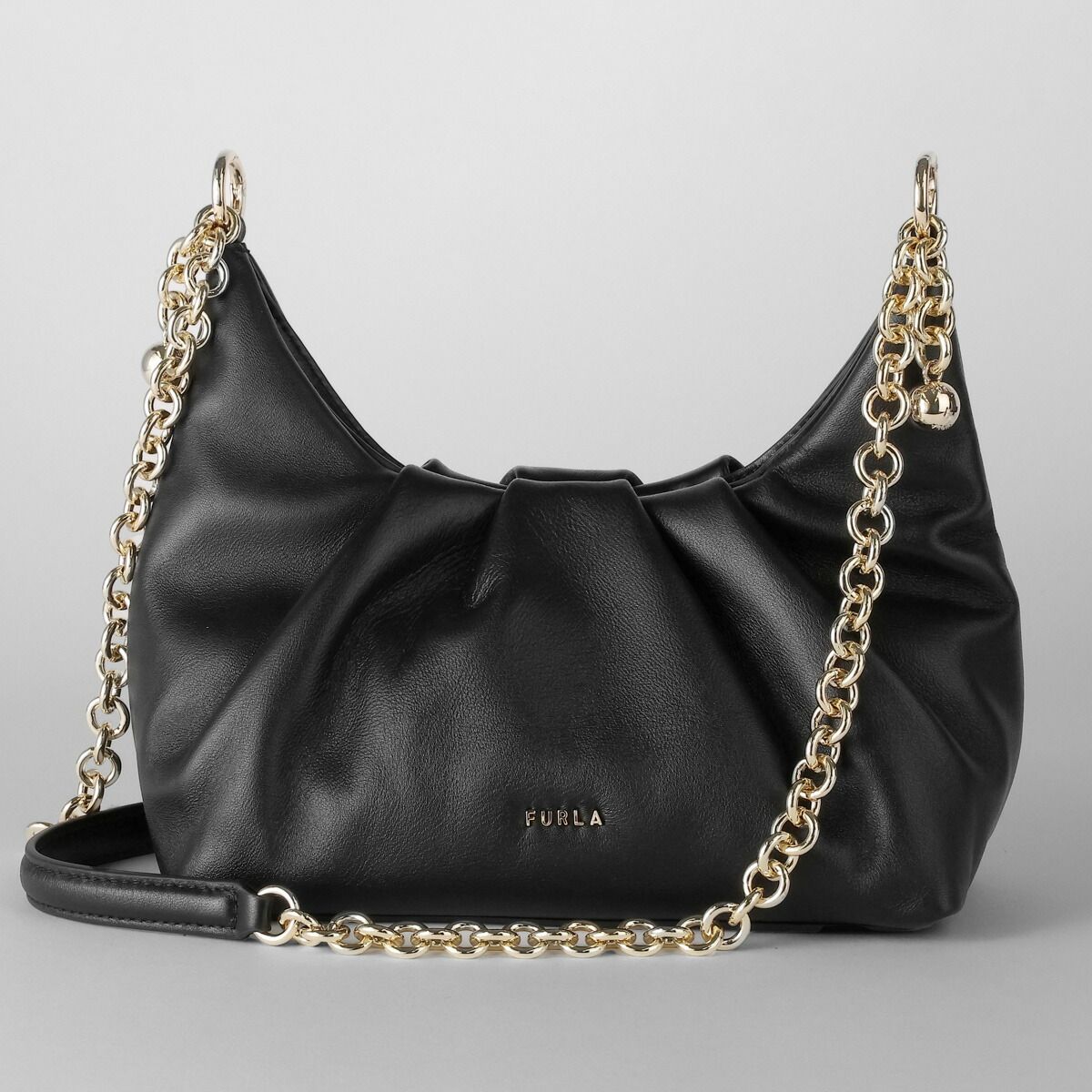 新品 フルラ FURLA ショルダーバッグ デリア SHOULDER BAG ネロ