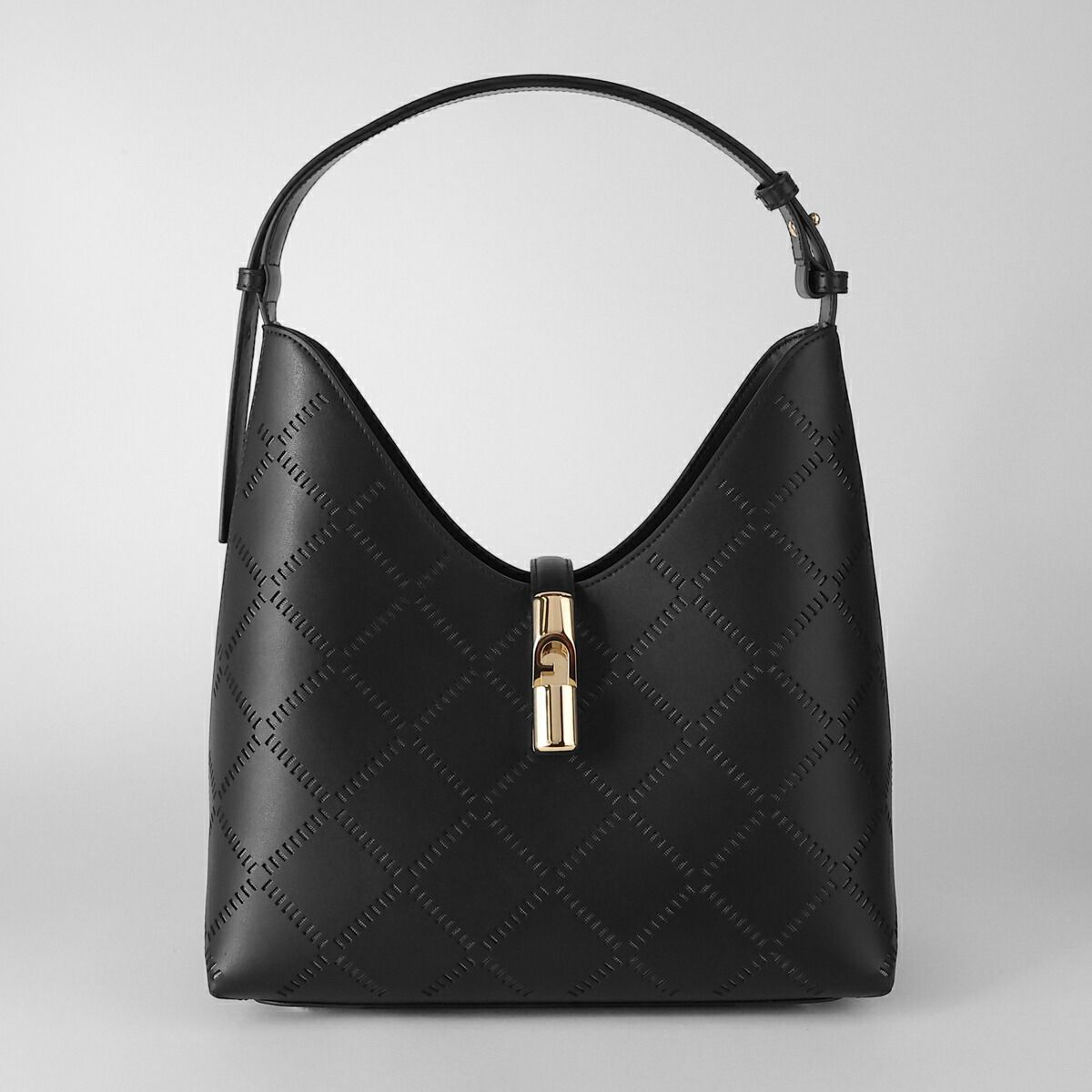 新品 フルラ FURLA ハンドバッグ ゴッチャ SHOULDER BAG M ネロ