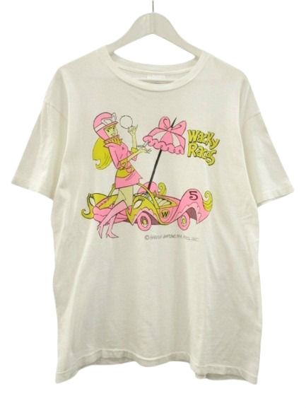 ヴィンテージ VINTAGE 80s チキチキマシン猛レース Tシャツ L ペネロッピー アニメ プリント USA製 HANES