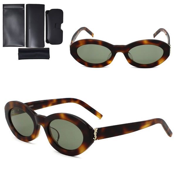 サンローラン サングラス SAINT LAURENT SL M136/F 002 サングラス SLM136F-002 アジアンフィット ハバナ グリーン メンズ レディース ユニセックス