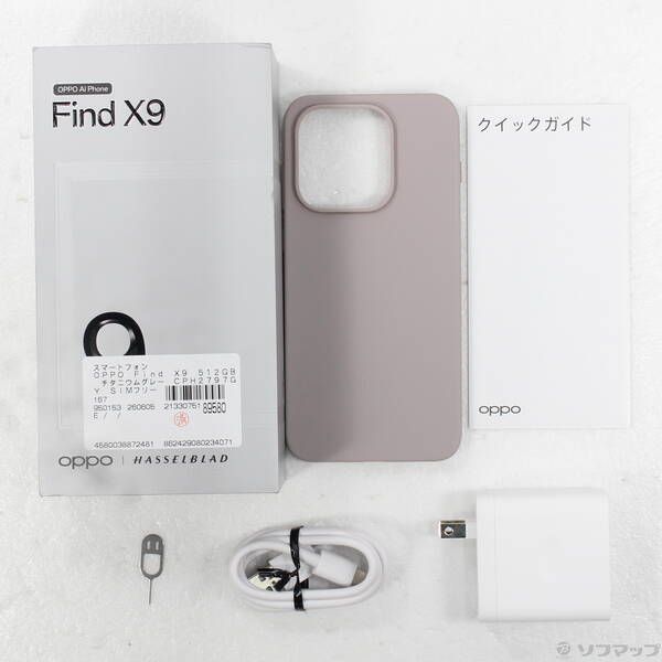中古】OPPO Find X9 512GB チタニウムグレー SIMフリー - メルカリ