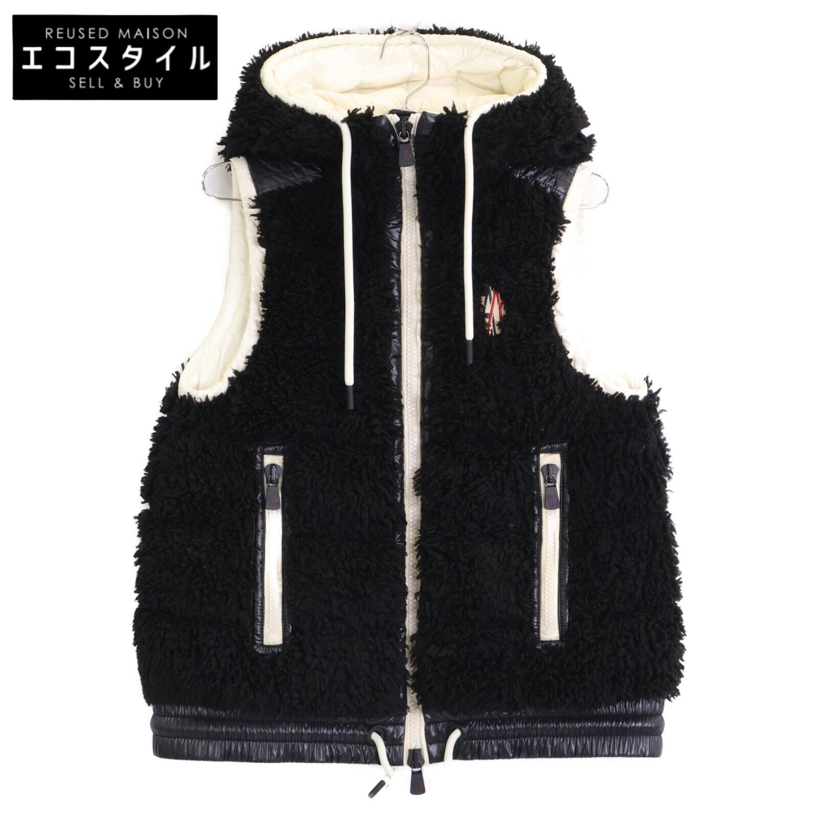 MONCLER　モンクレール　GRENOBLE グルノーブル MAGLIA GILET マリア ギレ ボア ダウンベスト　XS 58,741円