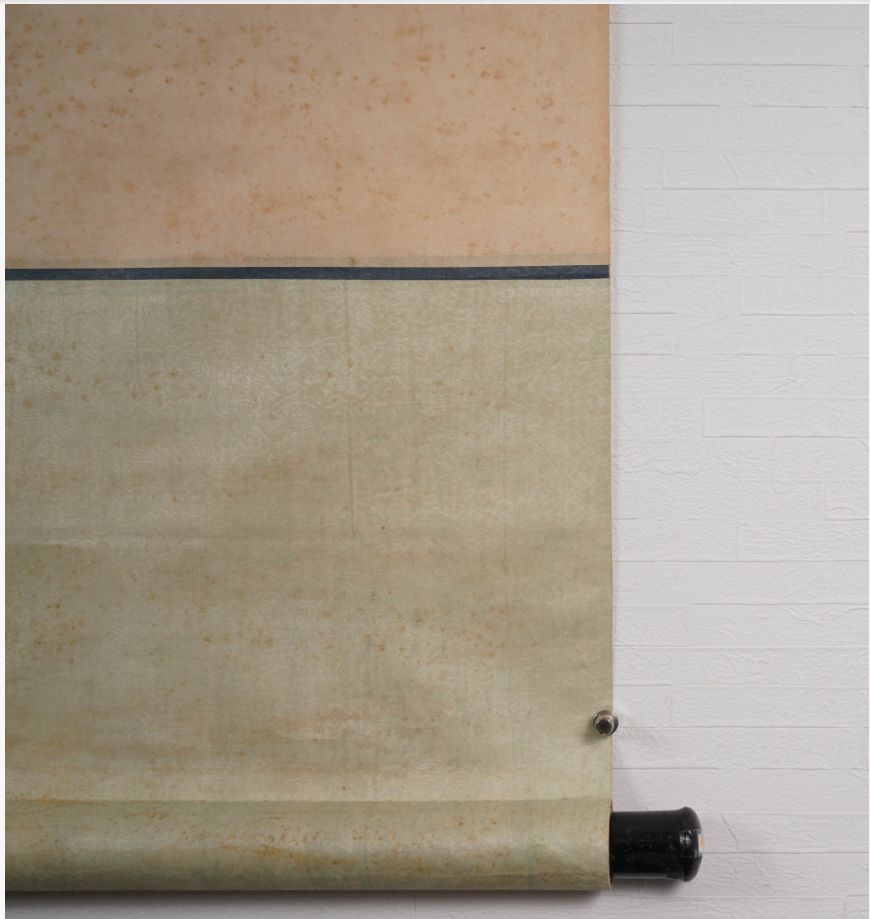 美術品・アンティーク・コレクション 張蔚萱『敦煌壁画』中国掛軸 設