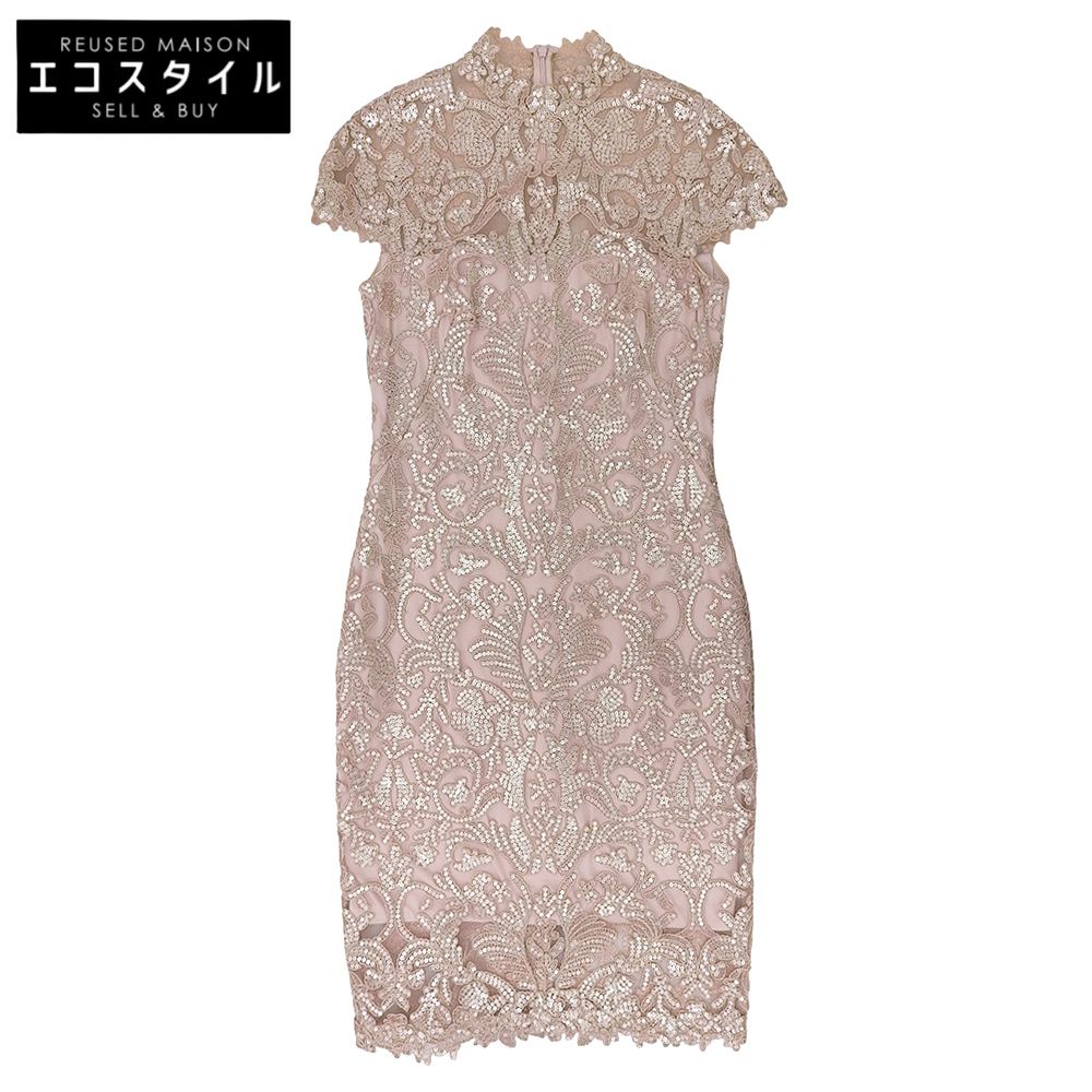TADASHI SHOJI　タダシショージ　スパンコール ドレス ワンピース レディース ピンク 6 ATV16511M　6