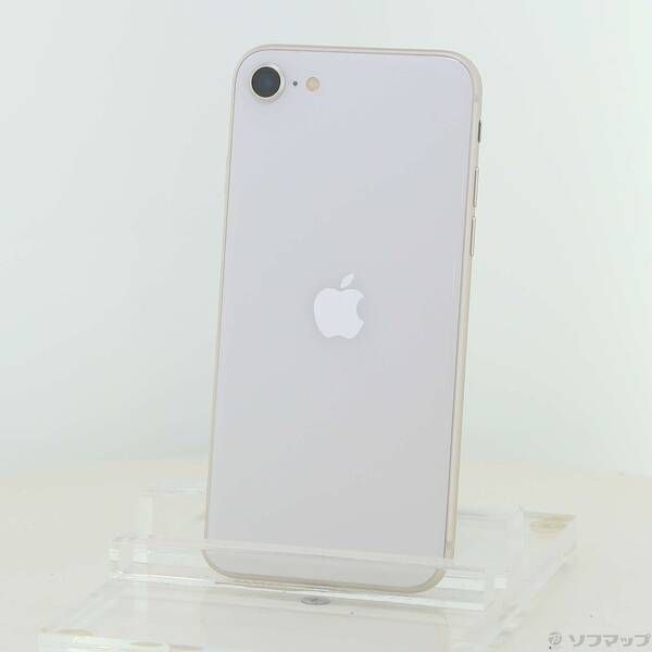 ソフマップ 〔中古品〕 iPhone SE 第3世代 64GB スターライト MMYD3J／A SIMフリー【198】
