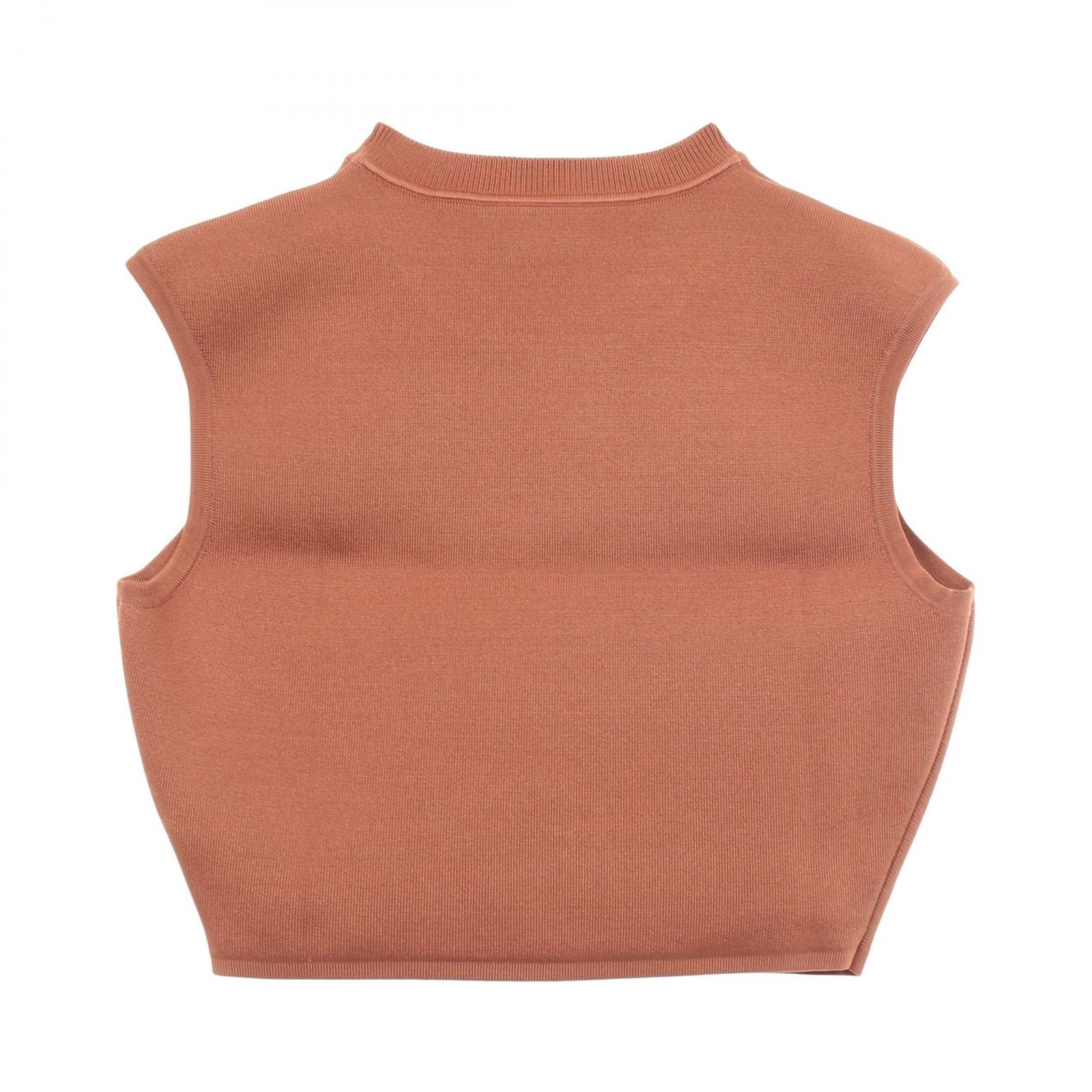 エルメス HERMES ニット ノースリーブ シルク トップス レディース 
