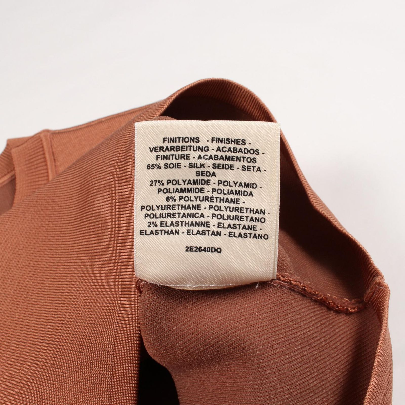 エルメス HERMES ニット ノースリーブ シルク トップス レディース 