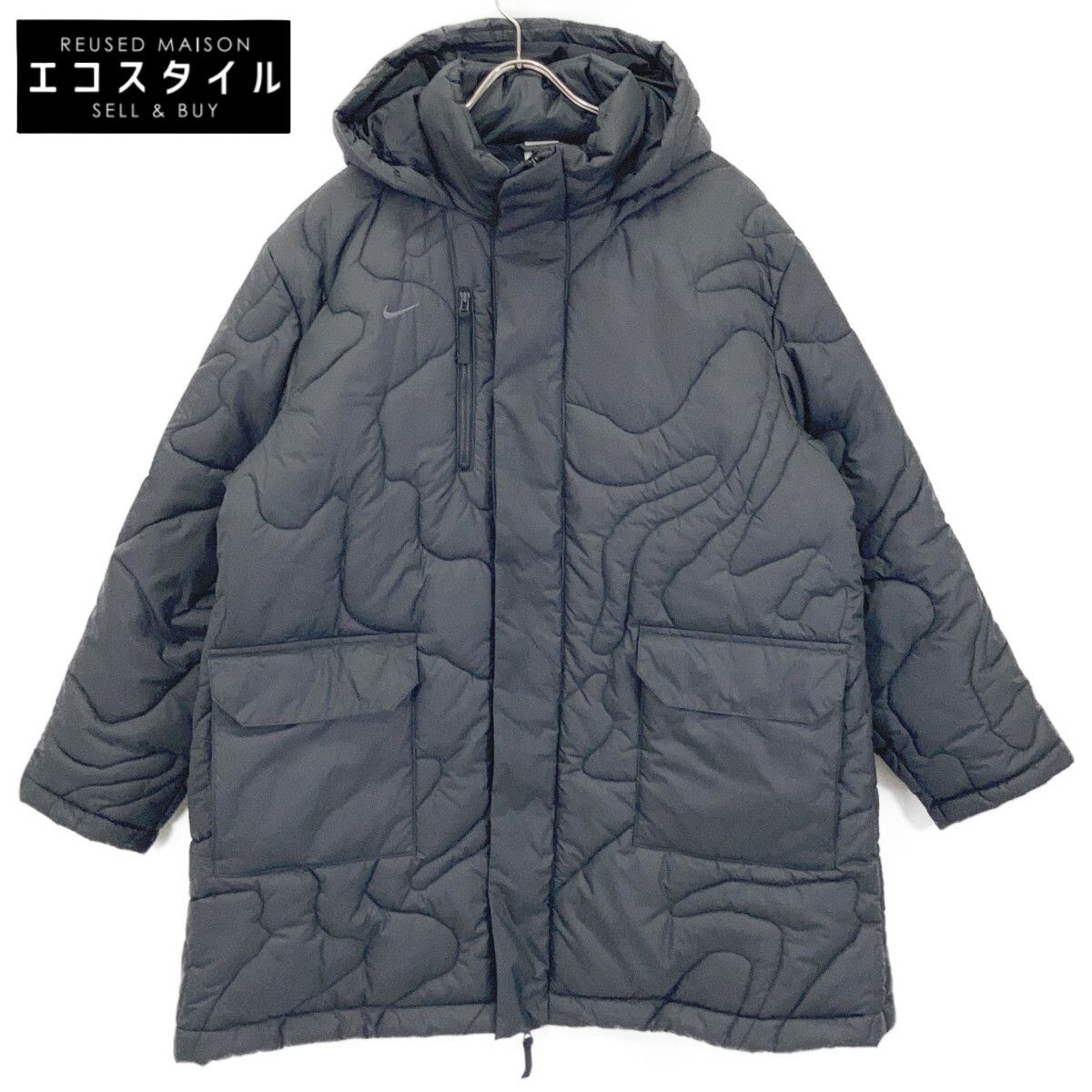 NIKE　ナイキ　FB6337-010 ブラック Culture of Football REPEL ロンガー SDF フーディジャケット　XXL