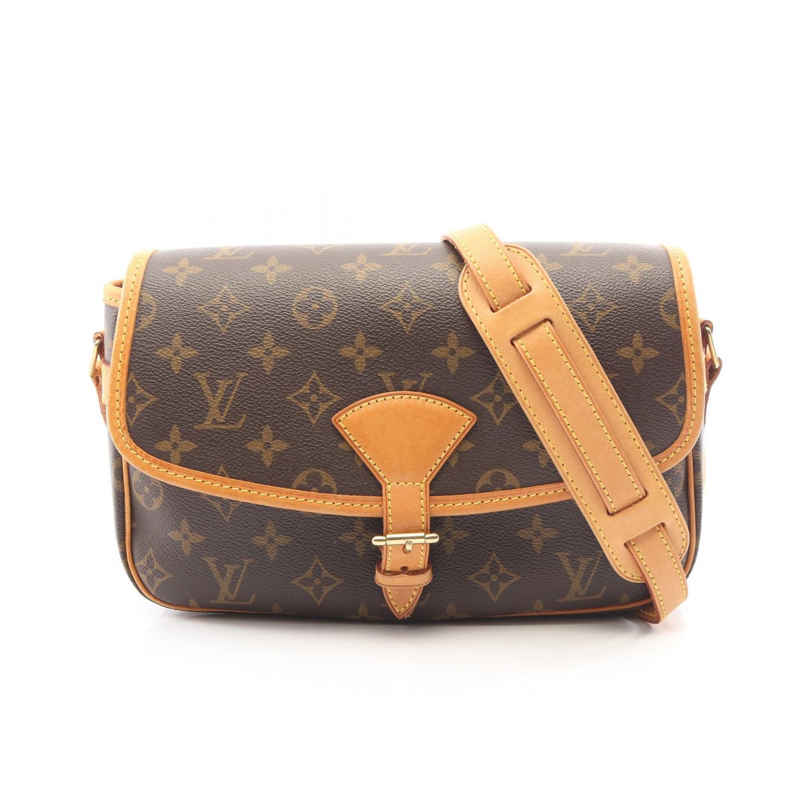 ルイ・ヴィトン LOUIS VUITTON ショルダーバッグ ソローニュ M42250 PVCコーティングキャンバス レザー ソローニュ レディース Used A