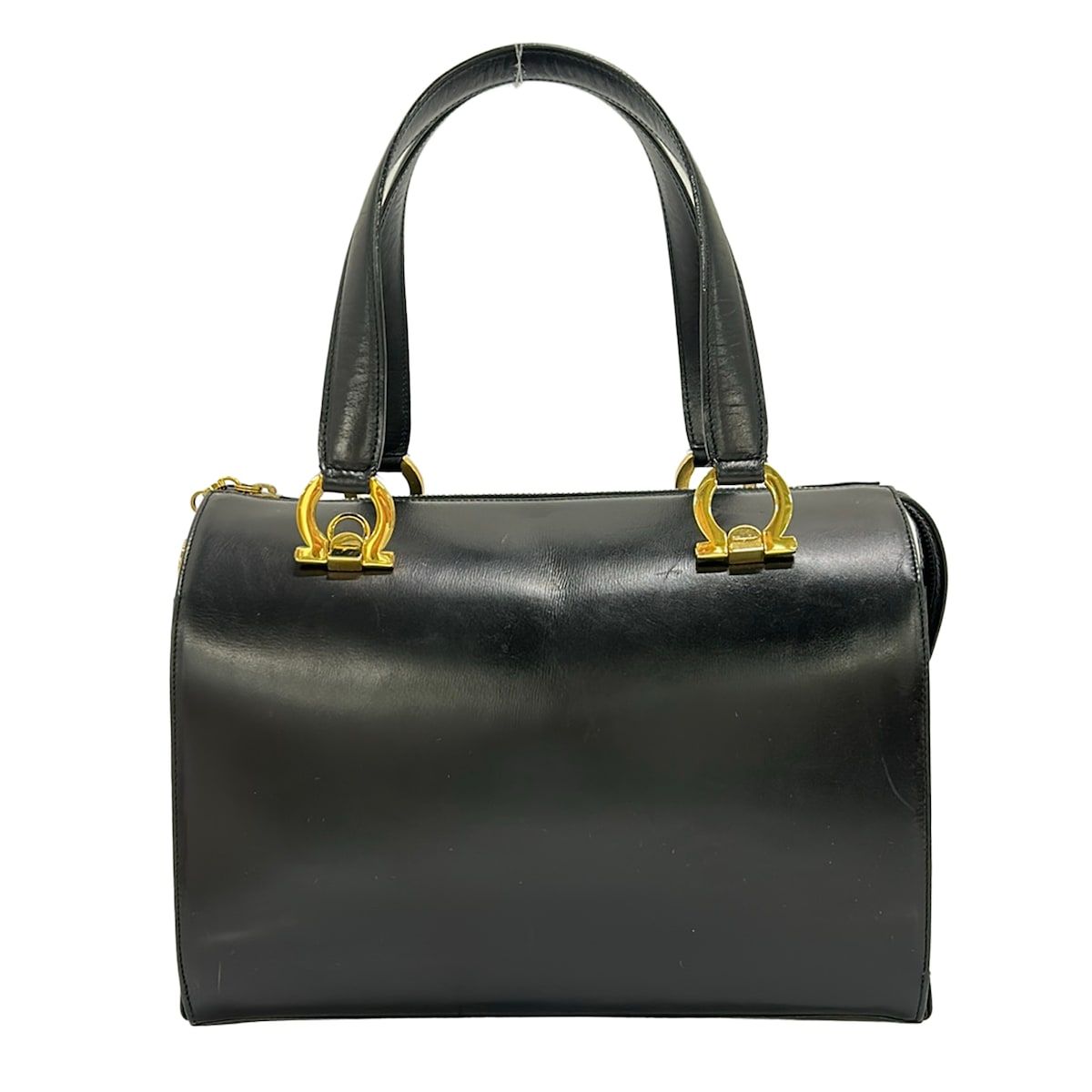 FERRAGAMO/SalvatoreFerragamo(サルバトーレフェラガモ) ハンドバッグ ガンチーニ 黒 レザー