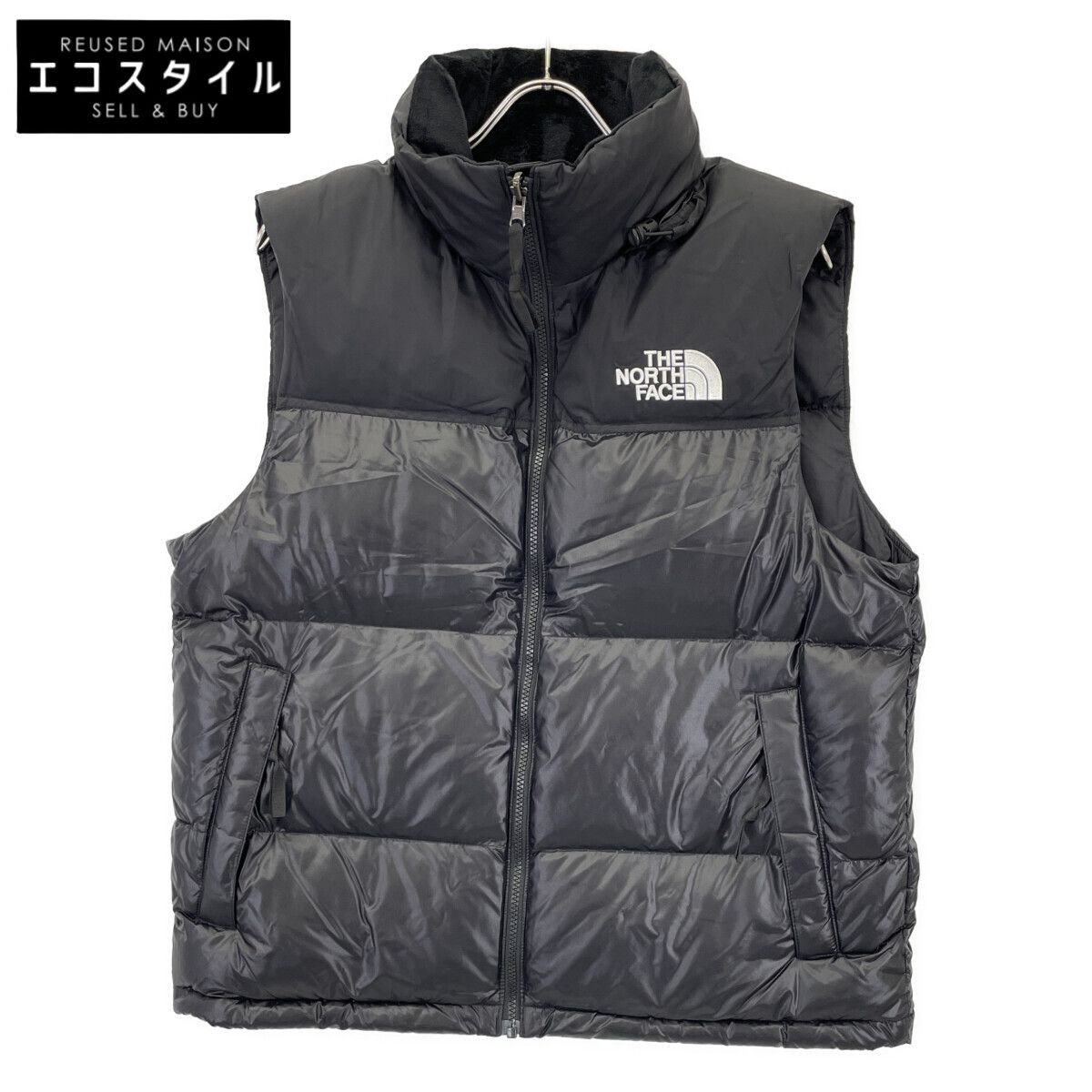 THE NORTH FACE　ノースフェイス　ブラック NUPTSE HYBRID DOWN BALL VEST　L