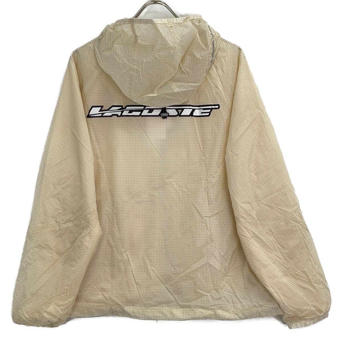 LACOSTE BH0122-99 グリッドナイロンジップアップジャケット Lacoste ラコステ BH0122-99 ベージュ グリッドナイロンジップアップ