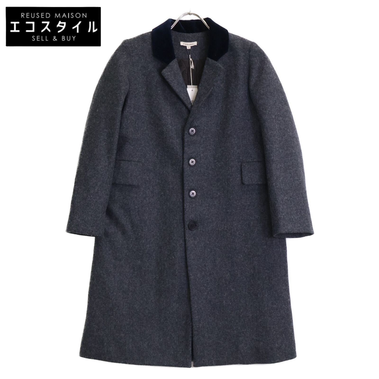 CARAMEL　キャラメル　グレー BOREAS COAT　12Y