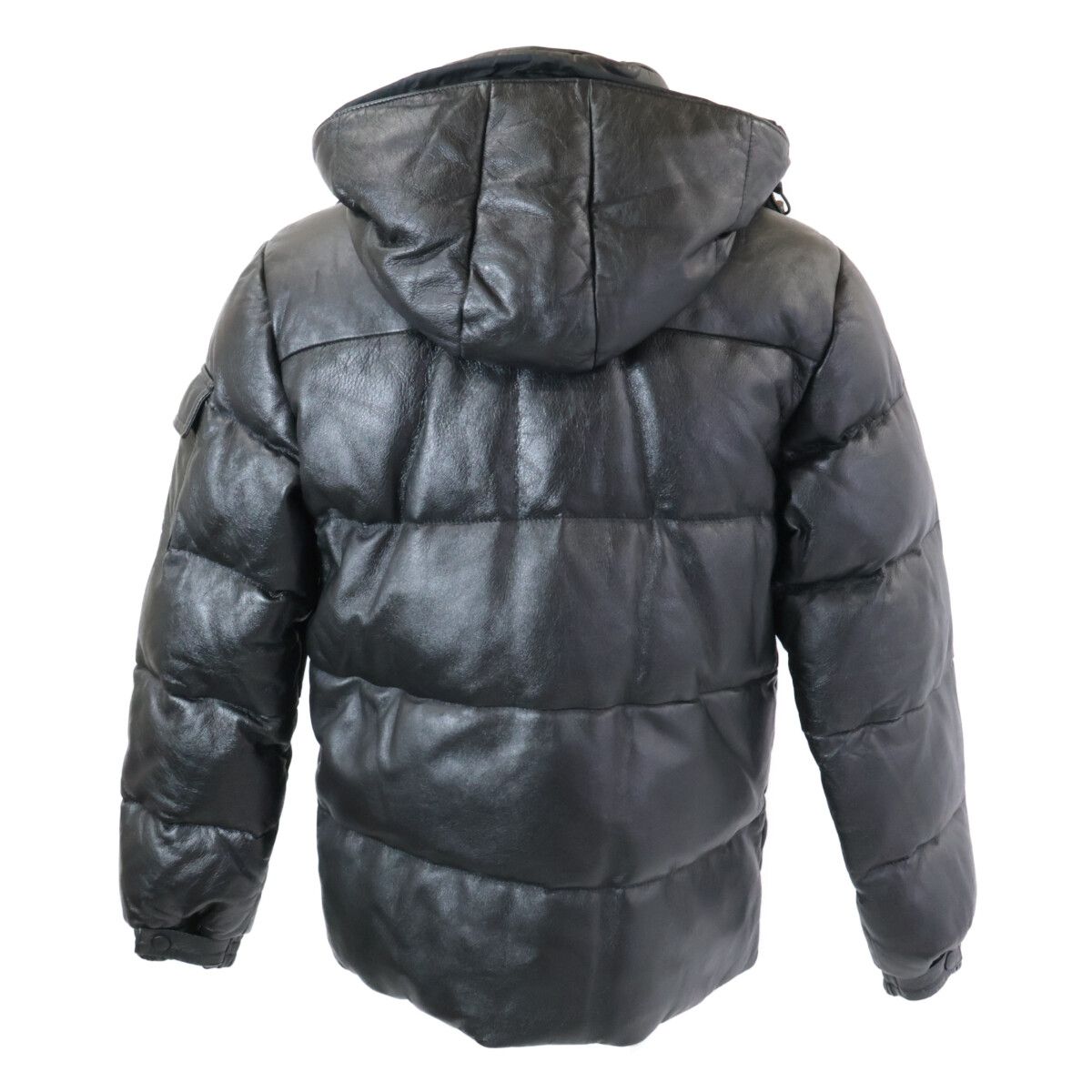 MONCLER モンクレール 茶タグ レザー フーデッド ダウン O MONCLER モンクレール 茶タグ レザー フーデッド ダウン O - メルカリ