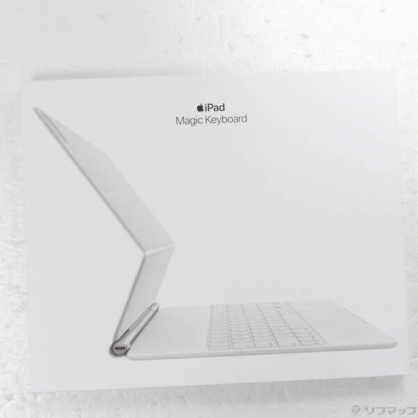 ソフマップ 〔中古品〕 12.9インチiPad Pro (第5世代) 用 Magic Keyboard 日本語 ホワイト MJQL3J／A【198】