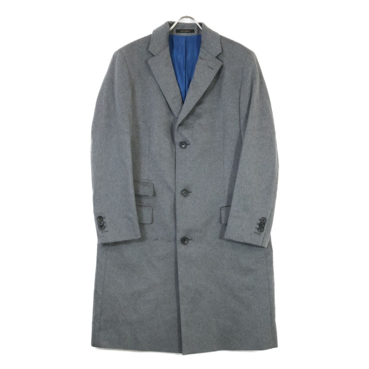 BOSS ボス　コート　新品未使用　グレー BOSS ボス グレー カシミヤ100 チェンジポケット チェスターコート