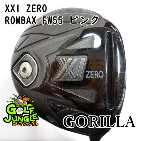 【中古】フェアウェイウッド ゴリラ XX1 ZERO ROMBAX FW55 ピンク R 15 フェアウェイウッド カーボンシャフト おすすめ メンズ 右 [0471]