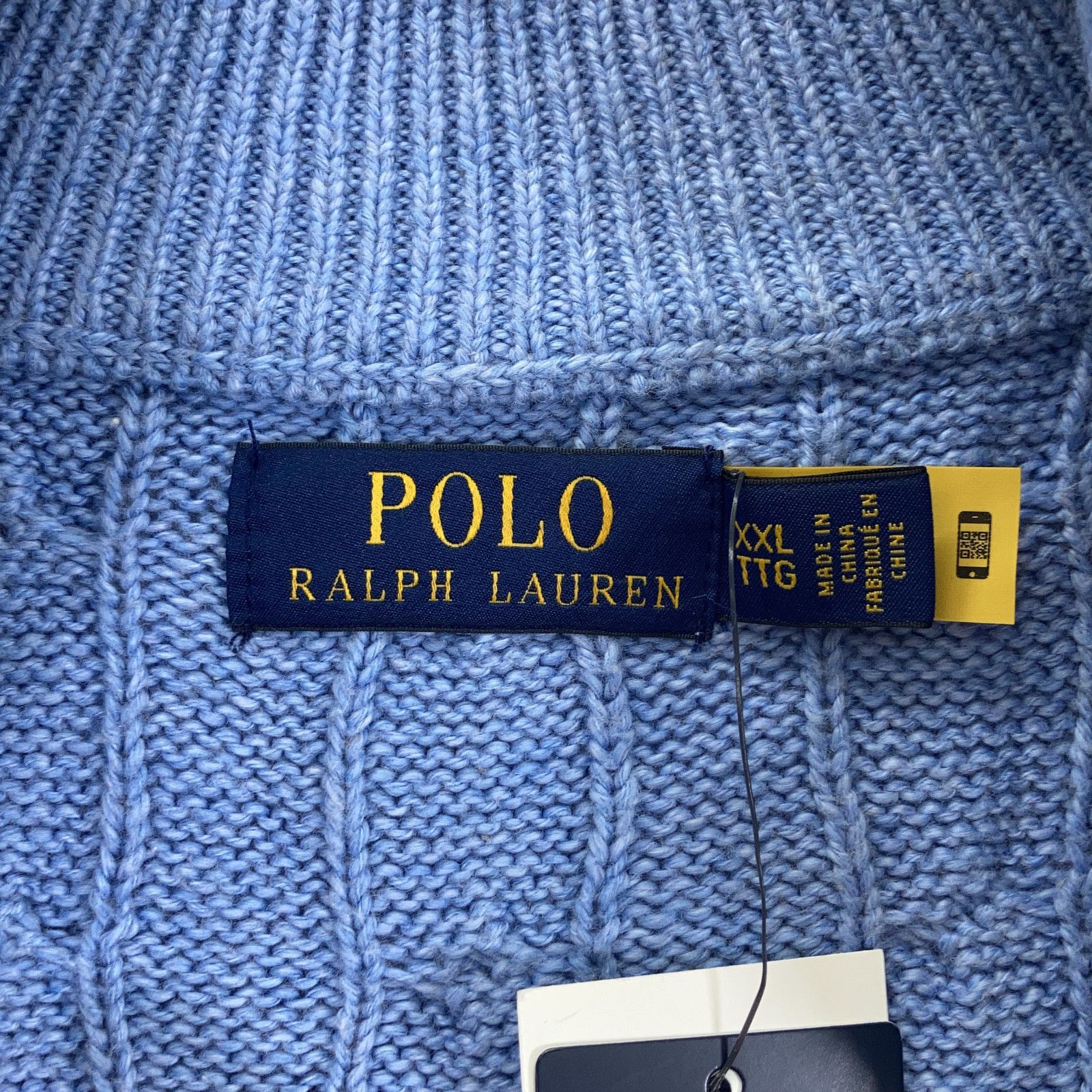 POLO RALPH LAUREN ポロ ラルフローレン ライトブルー ハーフジップ 