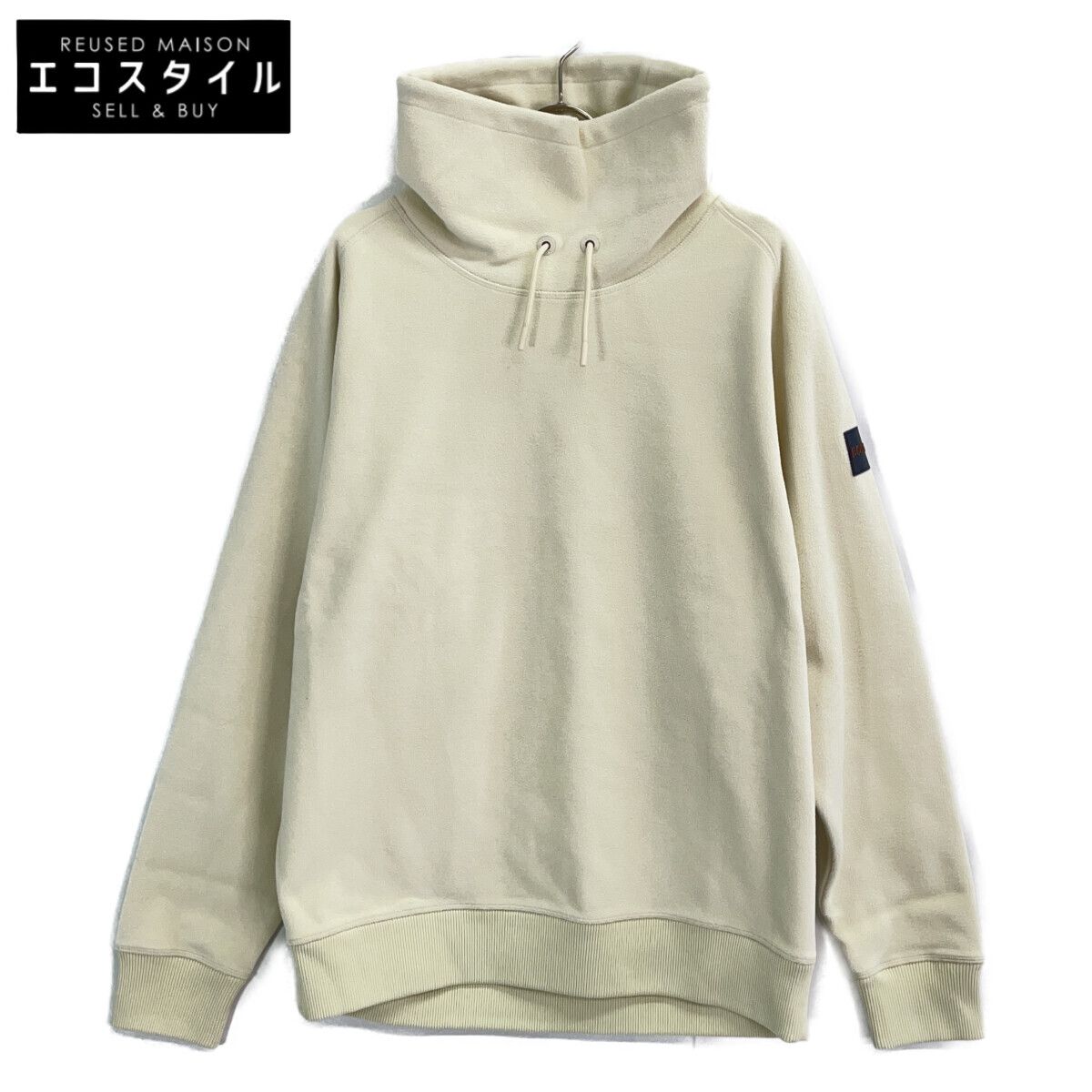 BOSS　ボス　オフホワイト 50476170 レギュラーフィット ロールネック フリース トップス　XL