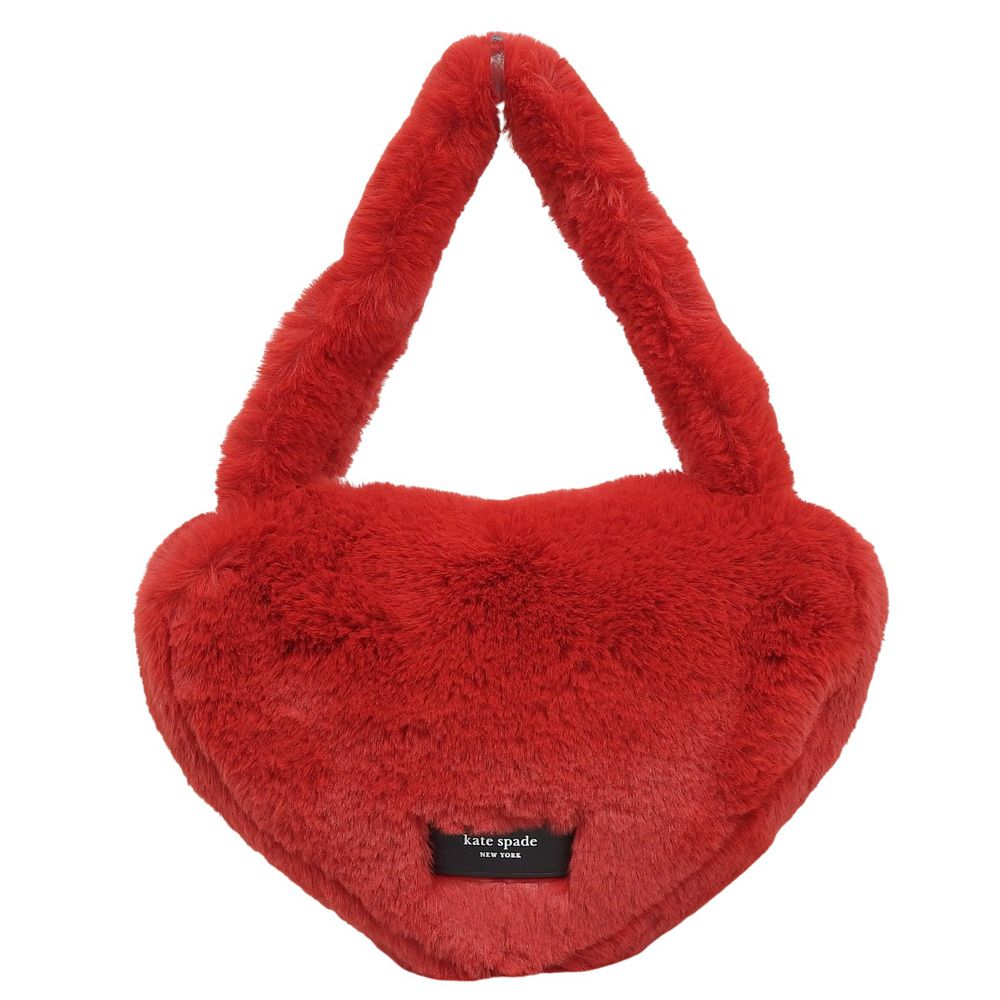 Kate spade ケイトスペード 美品 ラバー フォー ファー ハート トート