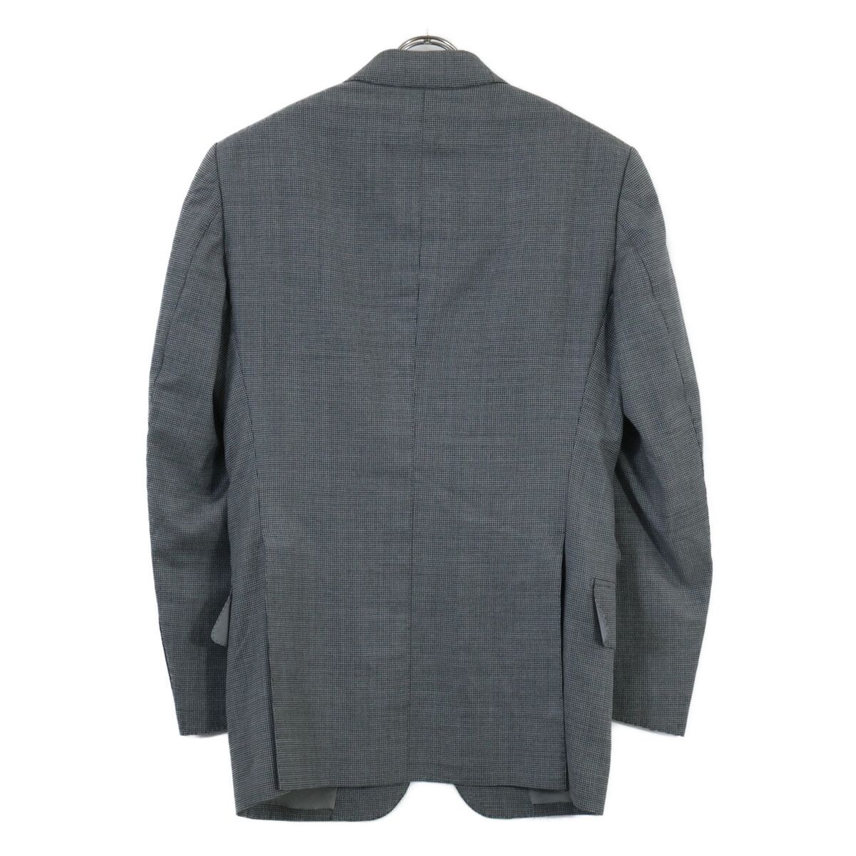 トムフォード TOMFORD　サイズ:44 ピークドラペルチェック柄2B TOM FORD トムフォード 21AL41 322R83 グレンチェック ウール ピークド
