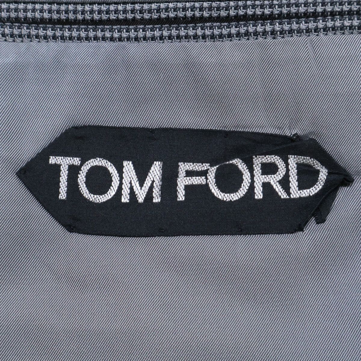 TOM FORD トムフォード 21AL41 322R83 グレンチェック ウール ピークド