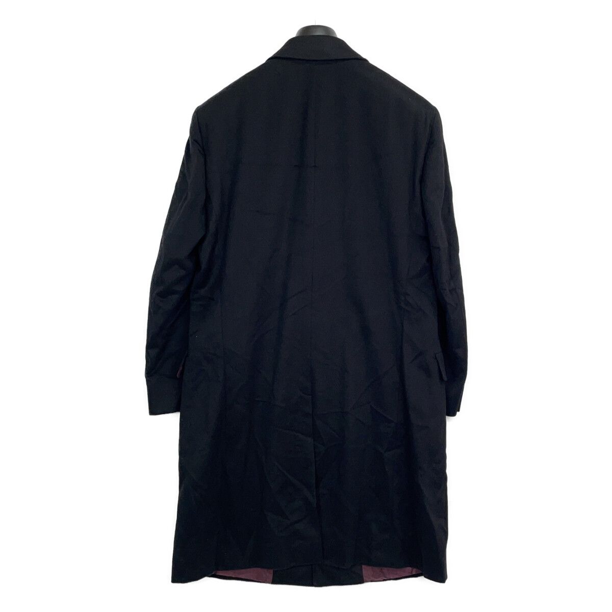 HUGOBOSS ヒューゴボス ブラック カシミヤ100 チェスターコート 表記