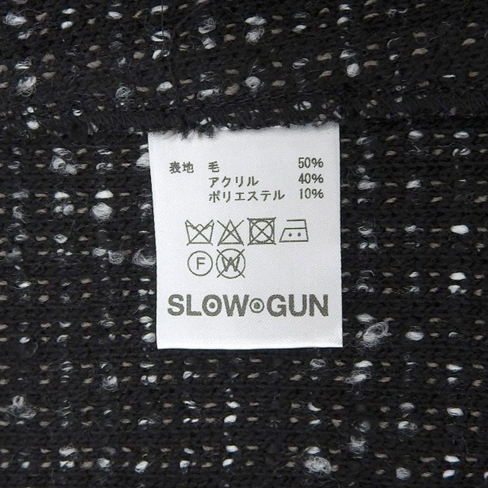 SLOW GUN スロウガン 美品 ウール混 ツイード ジャケット メンズ