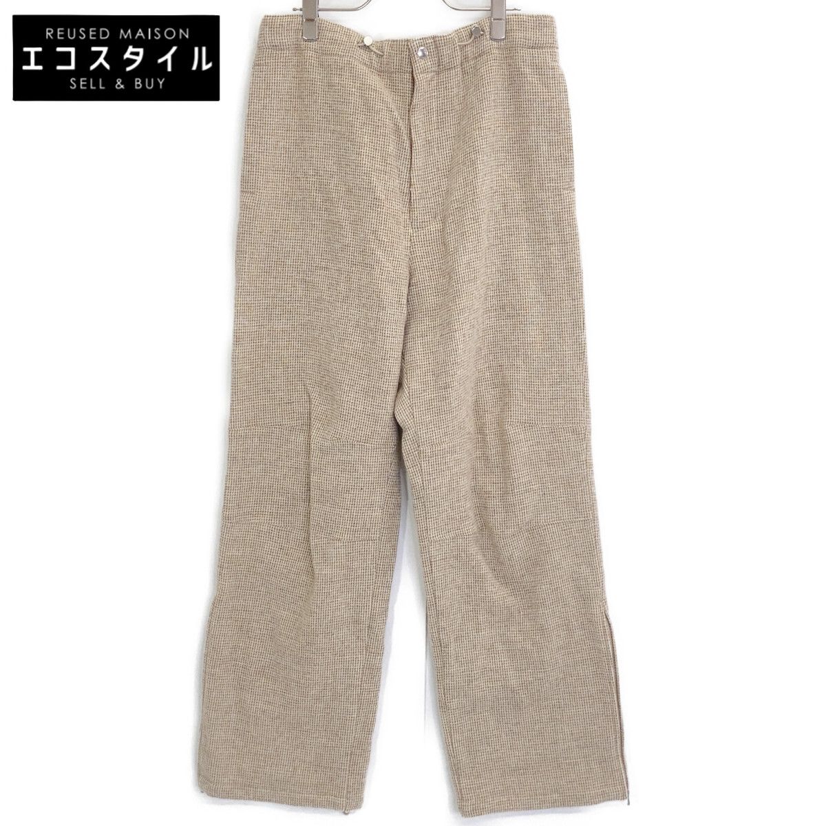 AURALEE　オーラリー　A22AP02DT　WOOL HAIRLINE LIGHT TWEED OVER PANTS　3