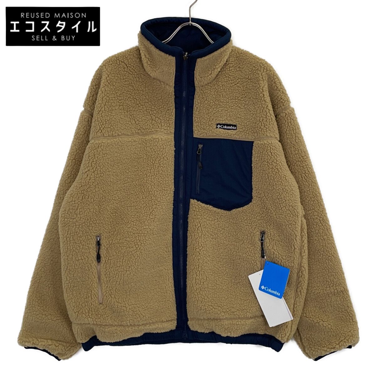 columbia　コロンビア　ブラウン PM3437-214 シカゴアべニューリバーシブルフリースジャケット Chicago Avenue Reversible Fleece Jacket　L
