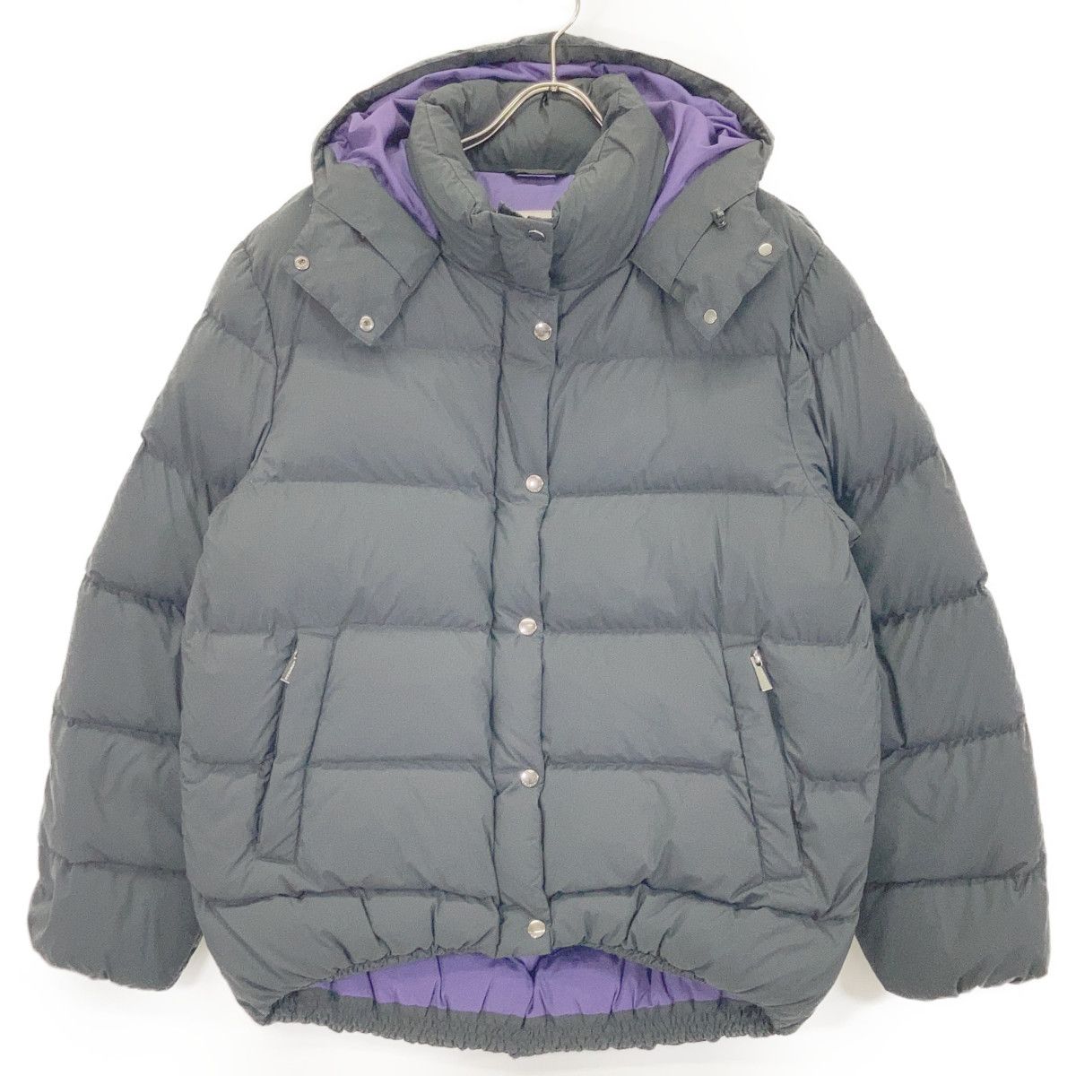 PYRENEX ピレネックス HWS014 ブラック PLUME2 プルーム2 フーデット