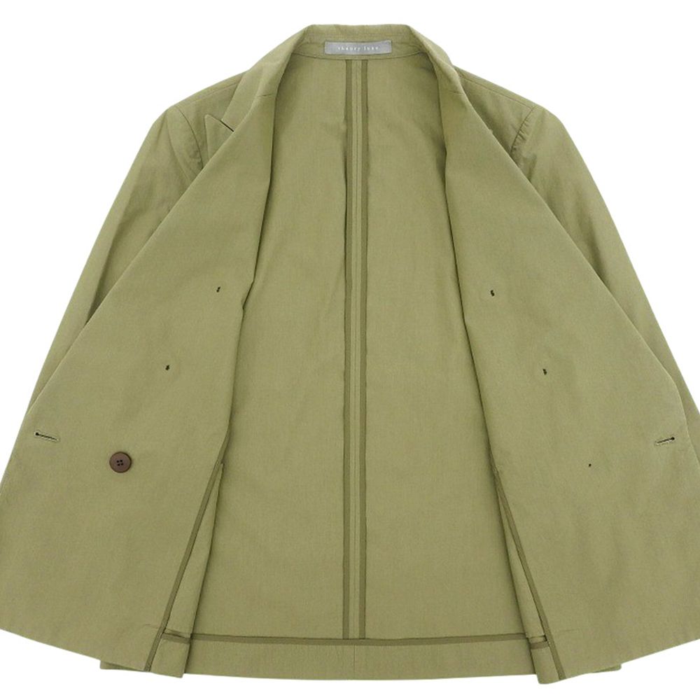セオリーリュクス　夏物ジャケット　カーキ theory luxe セオリーリュクス 美品 コットン×ナイロン Harvey Carson