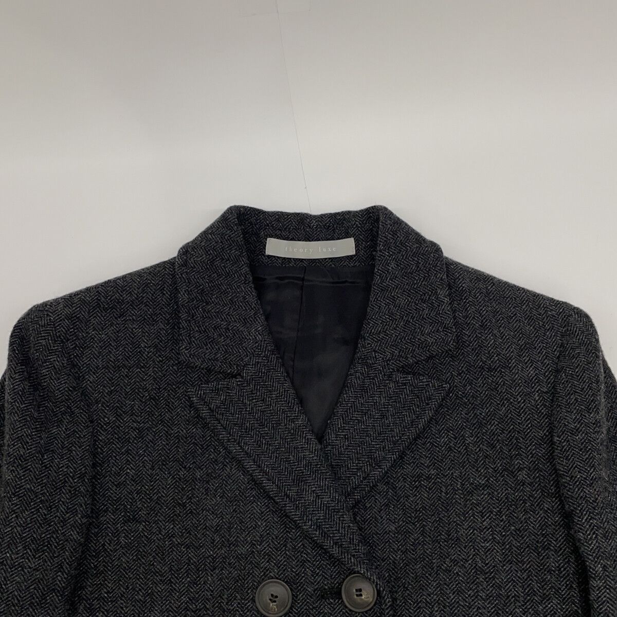 theory luxe セオリーリュクス 24AW 03-4304118 チャコール ウール混