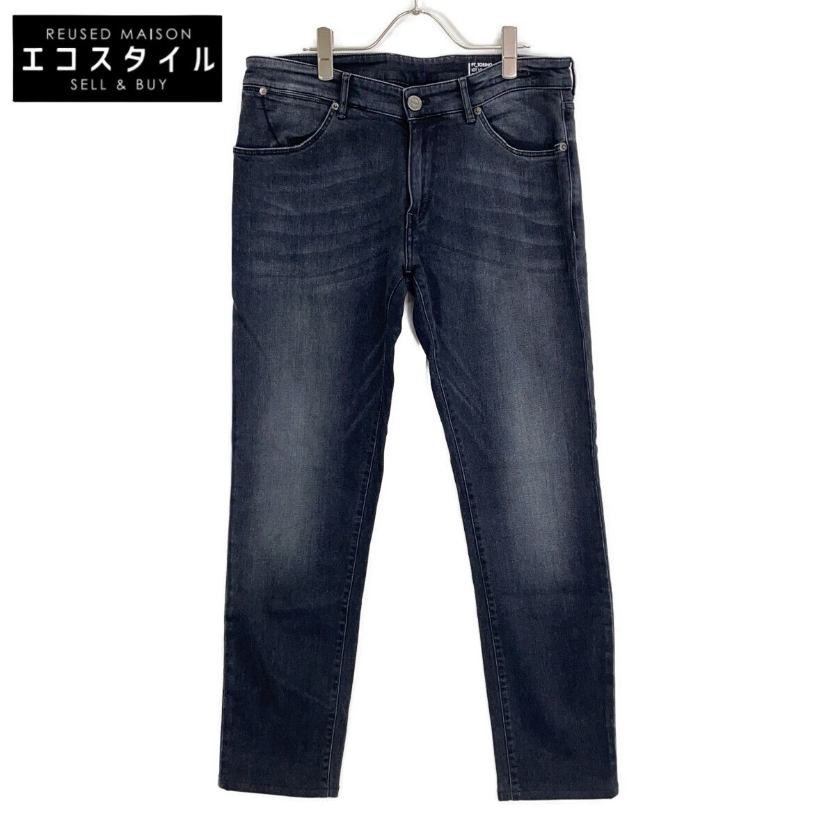 PT TORINO　ピーティートリノ　ブラック C5DJ05Z10BAS ストレッチデニムパンツ　33 7,445円